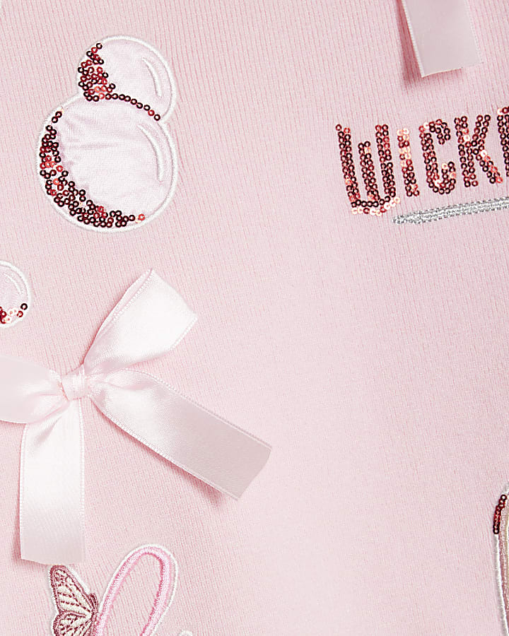 Wicked Girls Pink Glinda Icons Knitted Set