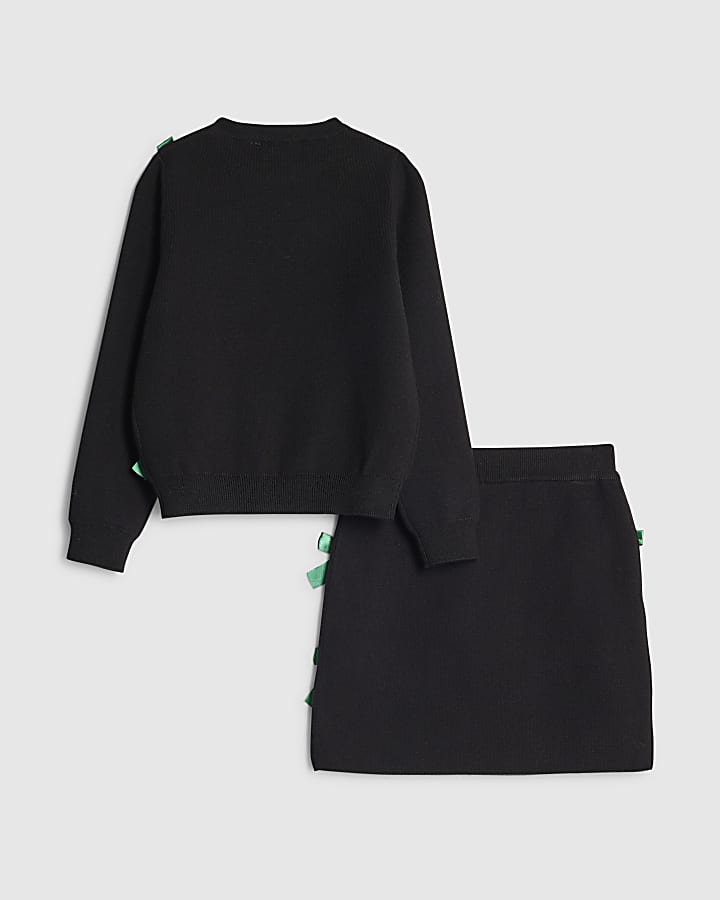 Wicked Girls Black Elphaba Icon Knitted Set