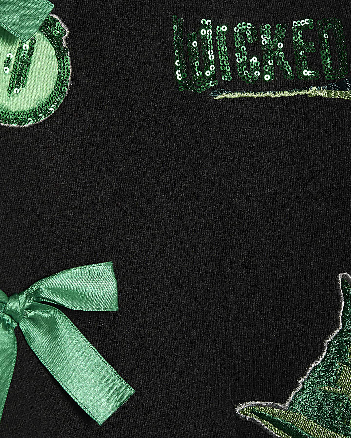 Wicked Girls Black Elphaba Icon Knitted Set