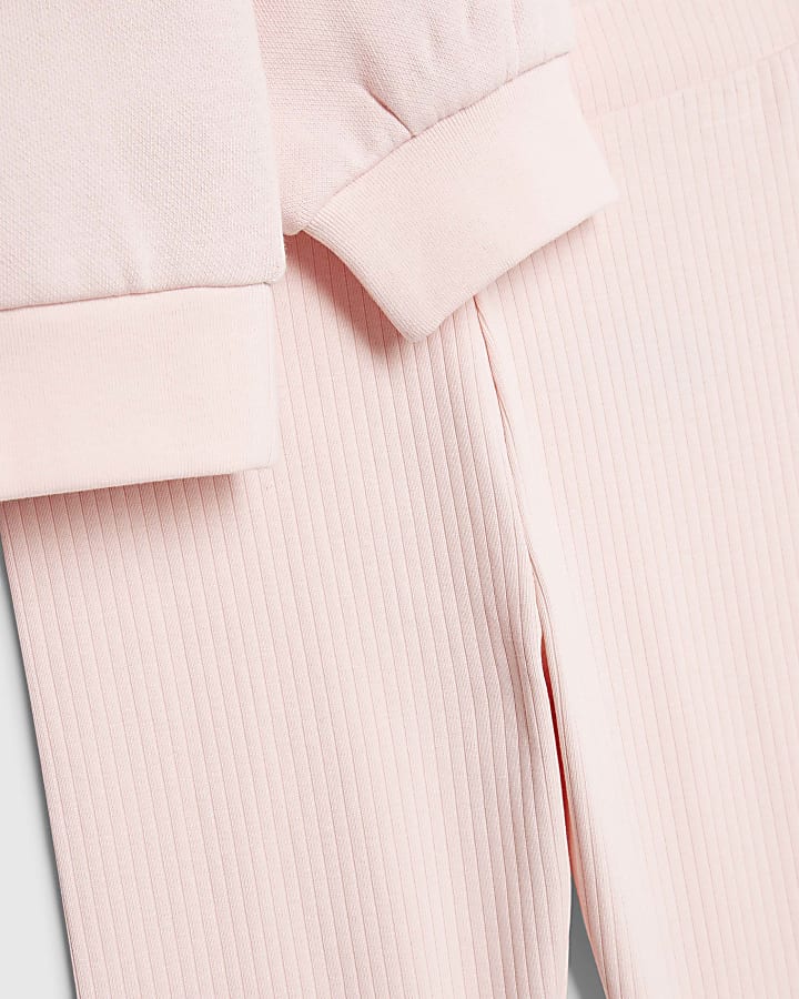 Mini Girls Pink Ciao Bella Sweatshirt Set