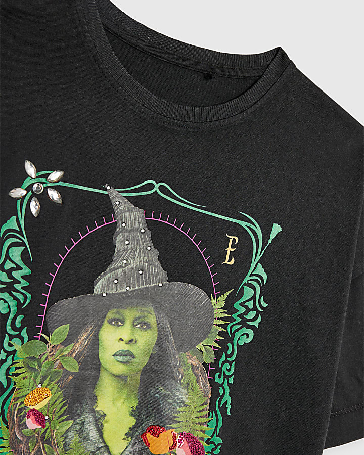 Wicked Girls Grey Elphaba T-shirt