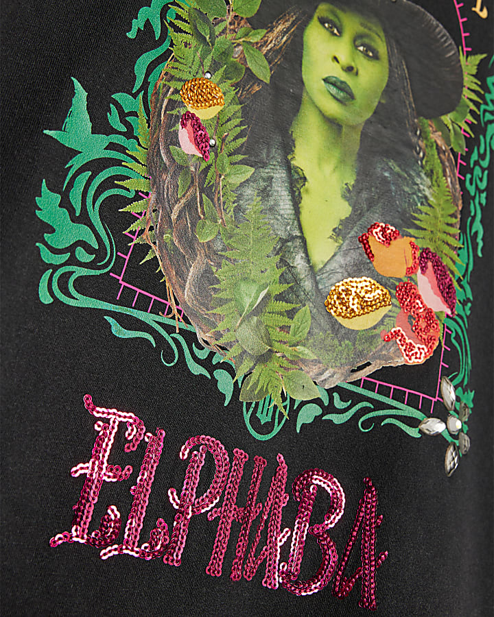 Wicked Girls Grey Elphaba T-shirt