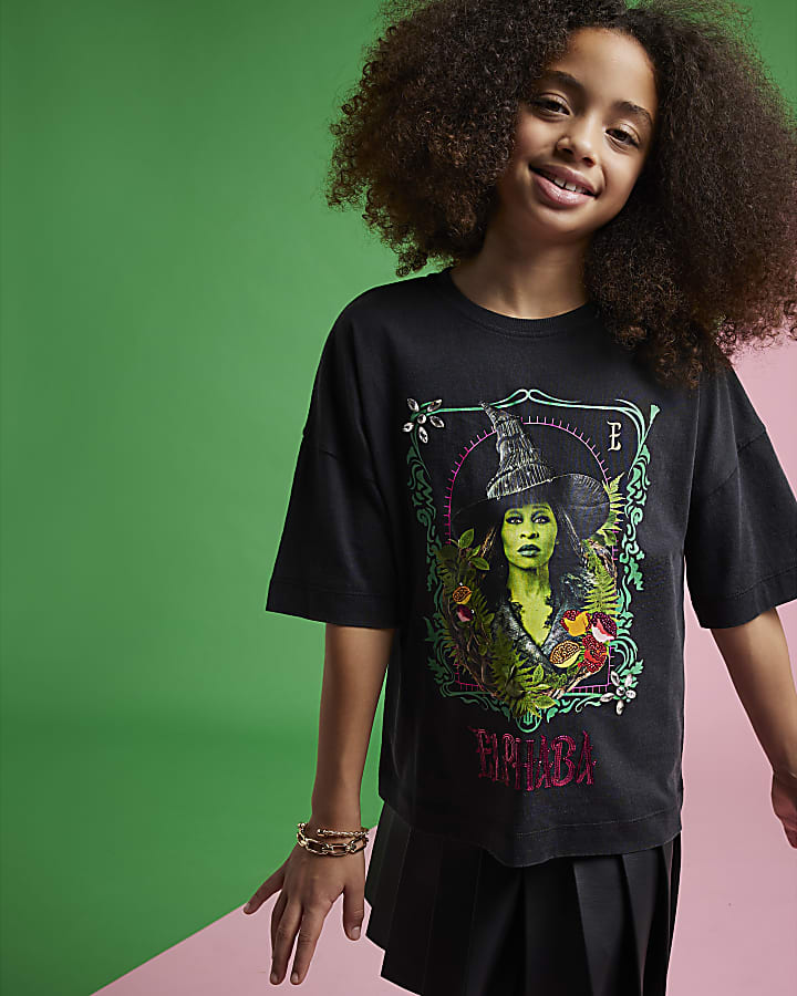 Wicked Girls Grey Elphaba T-shirt