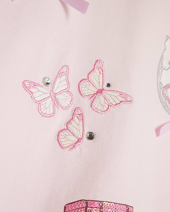 Wicked Girls Pink Glinda Icons T-shirt