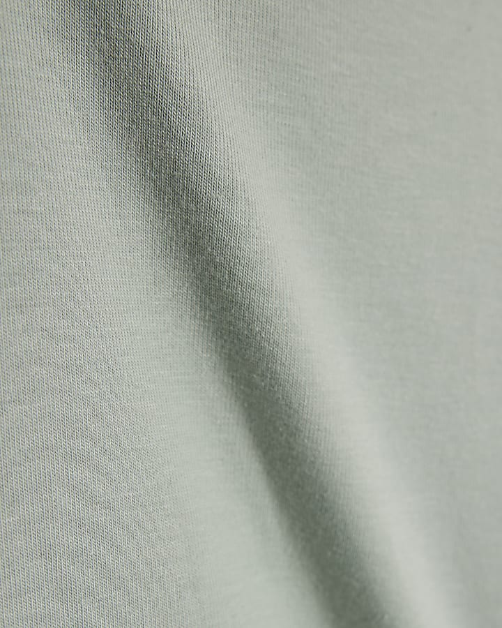 Girls Green RI Waistband Top