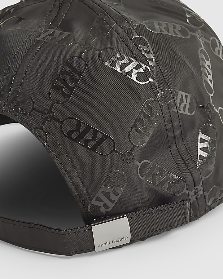 Boys Black Monogram Cap