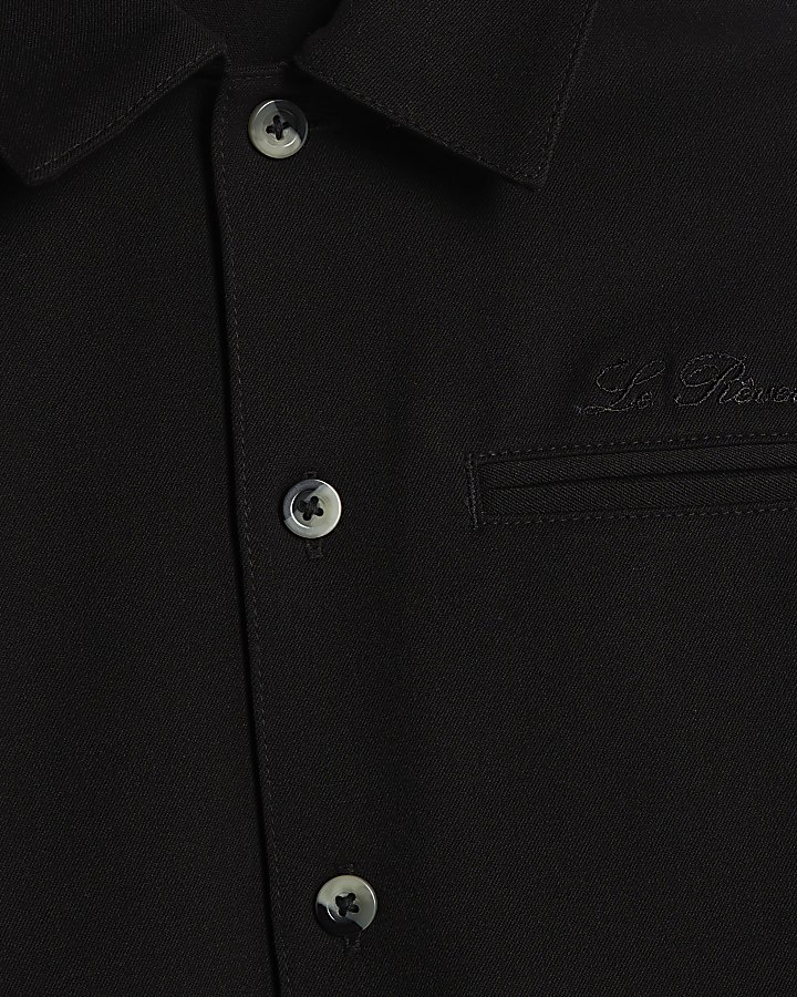 Boys Black Tailored Shirt 3 Piece Set