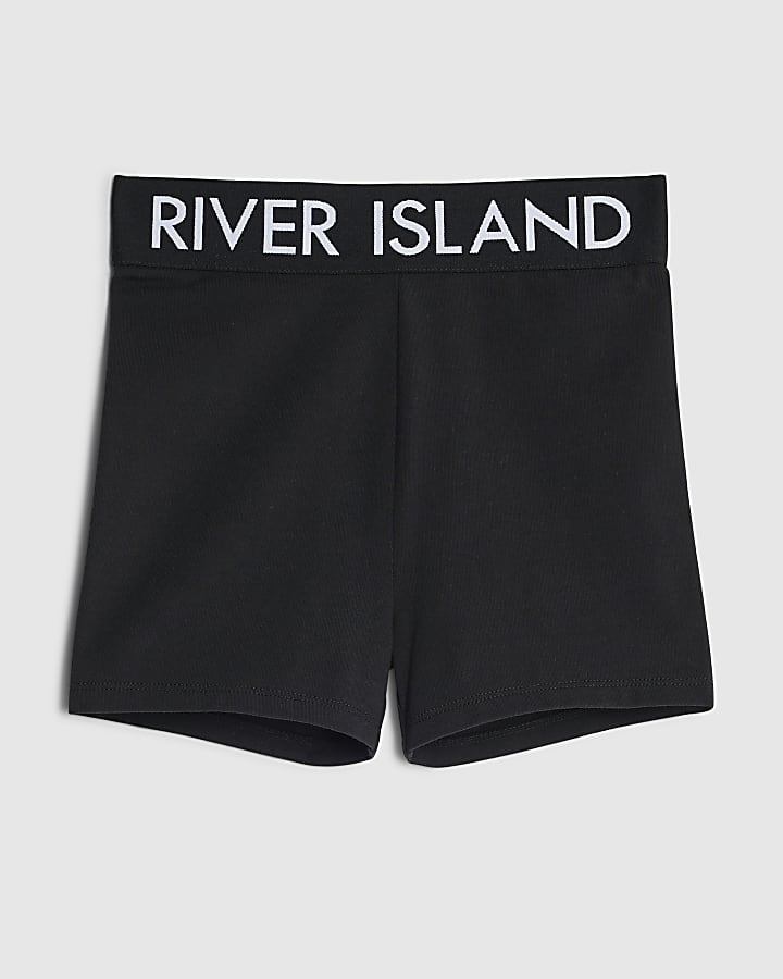 Girls Black Cycle Shorts