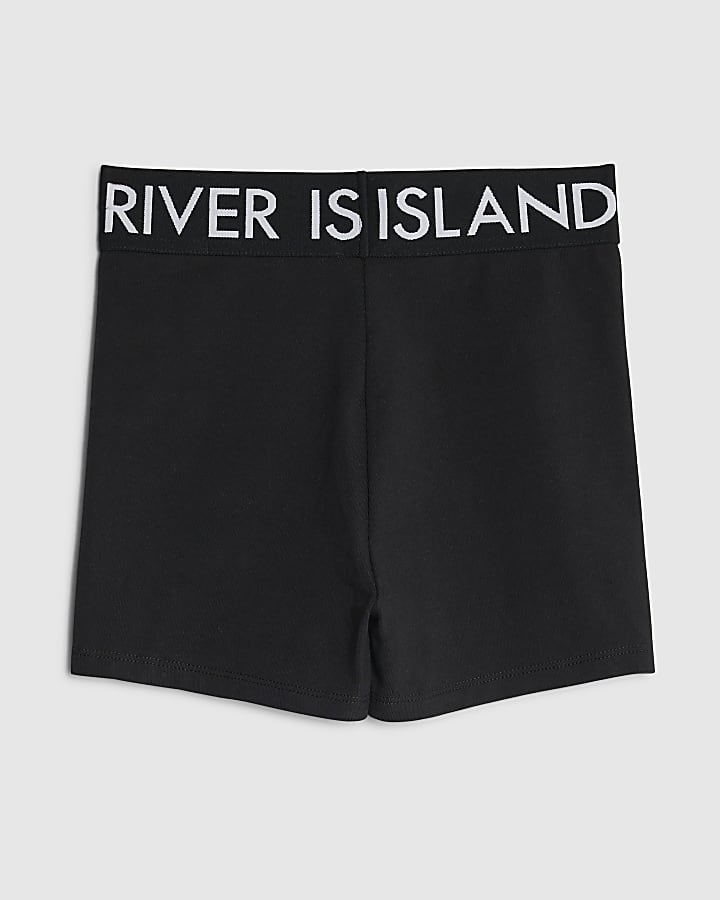 Girls Black Cycle Shorts