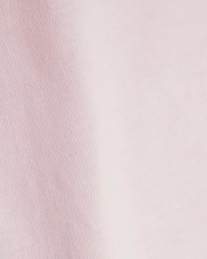 Girls Pink Embellished Bow Top