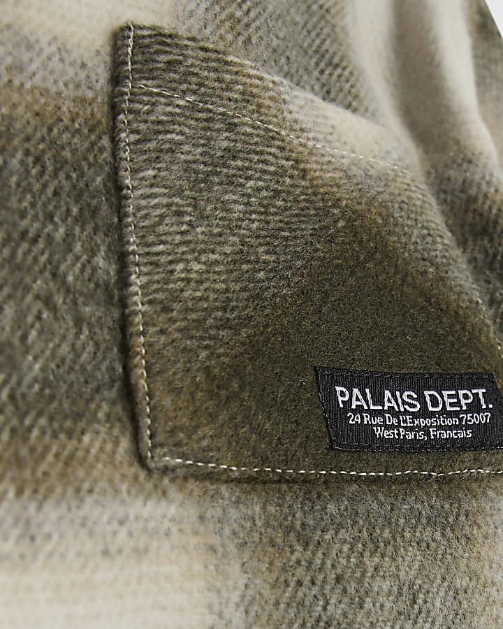 Mini Boys Green Check Overshirt Set