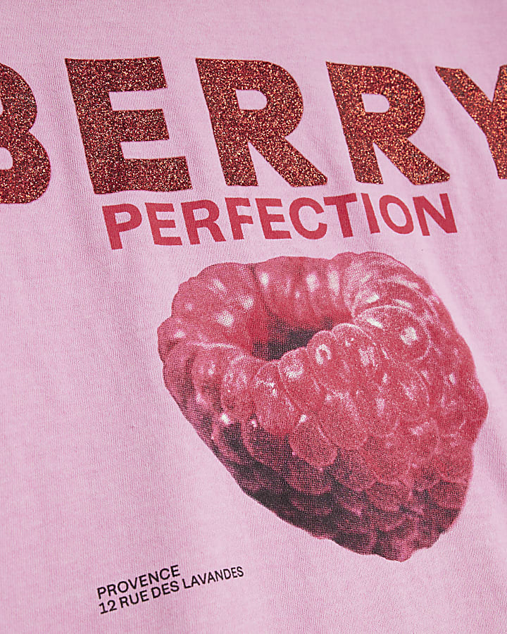 Girls Pink Berry T-Shirt