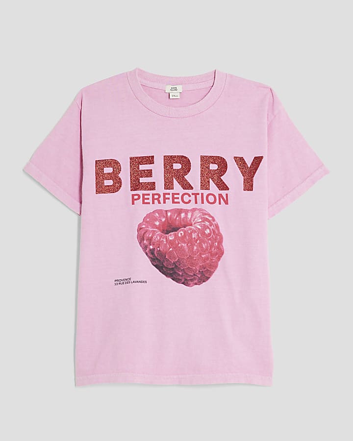 Girls Pink Berry T-Shirt