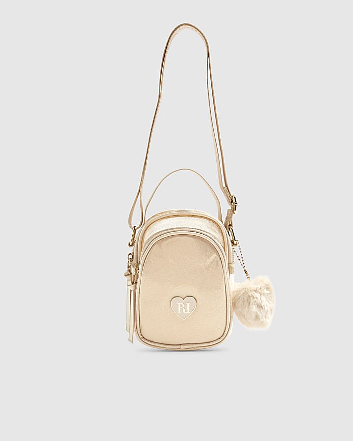 Girls Gold Cross Body Bag