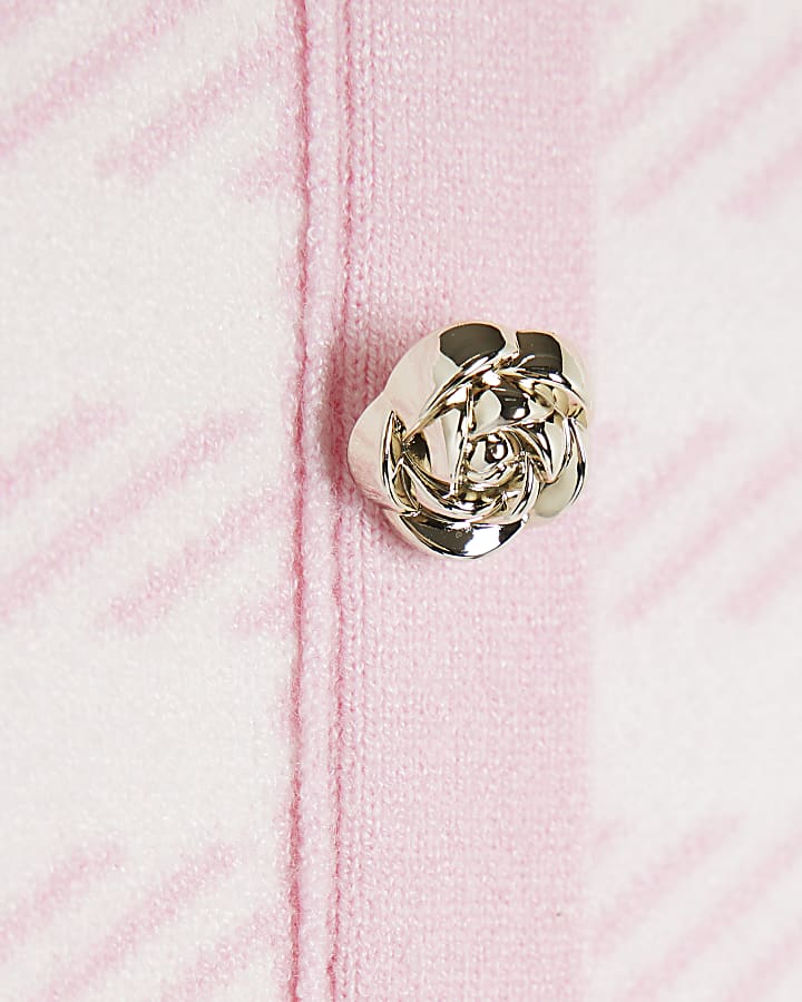 Girls Pink Gingham Dress