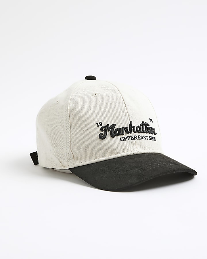 Boys Cream Manhattan Baseball Cap