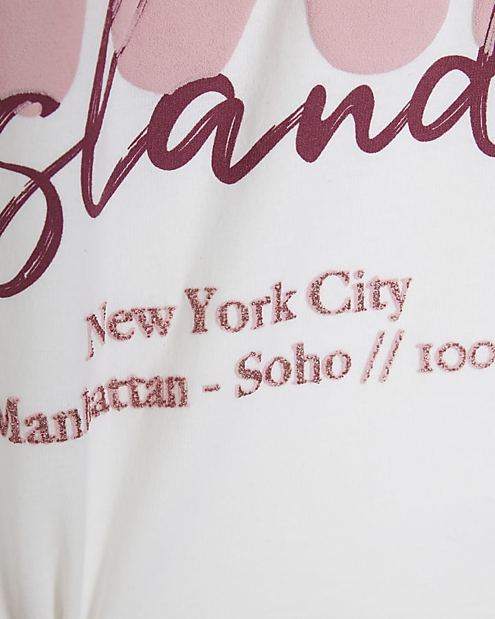 Girls White River Island T-Shirt