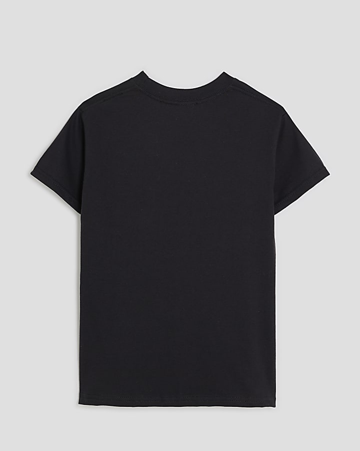Boys Black SmileyWorld® Bear T-Shirt