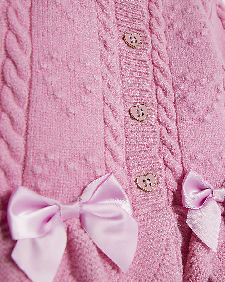 Baby Girls Pink Cardigan Gift Set