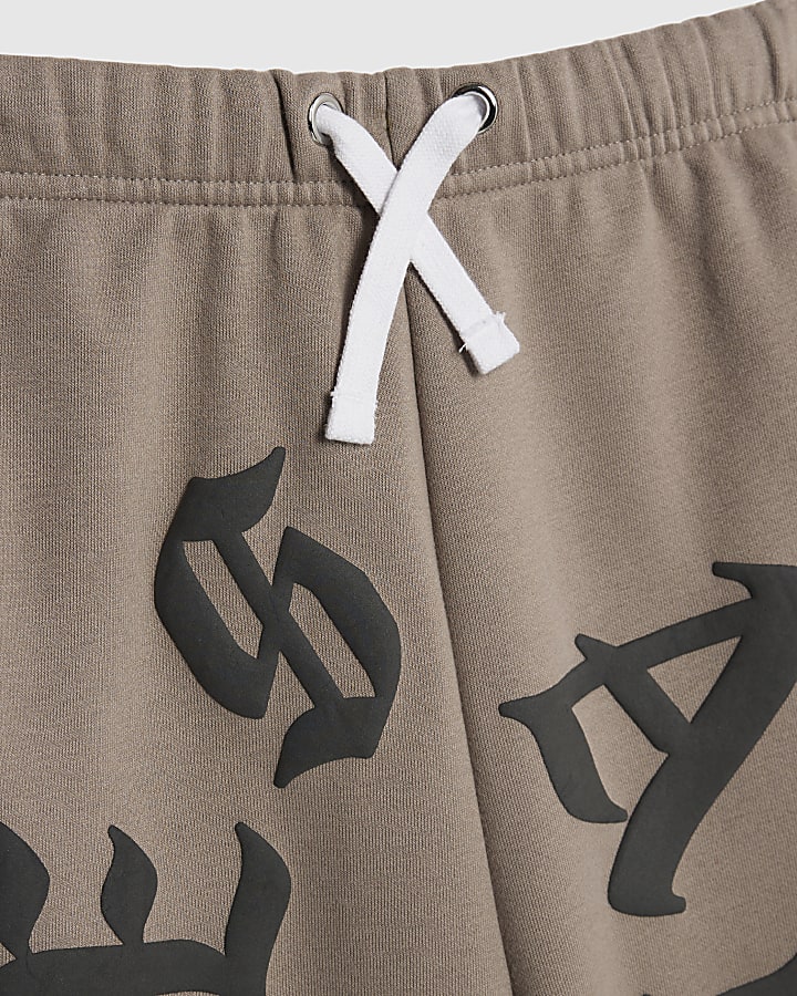 Boys Brown Ame Saint Hoodie Set