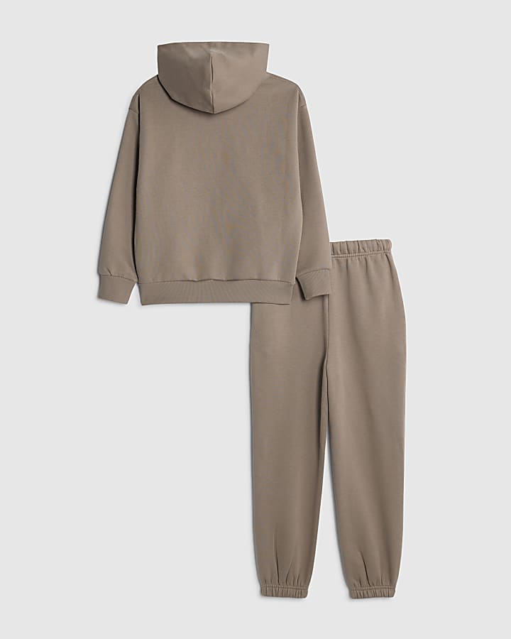 Boys Brown Ame Saint Hoodie Set