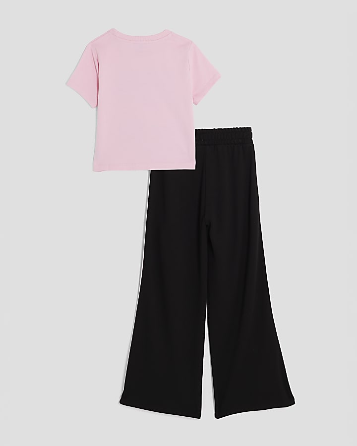 Girls Pink Cherry Tracksuit Set