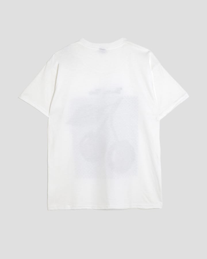 Girls White Polka Dot Cherry T-Shirt