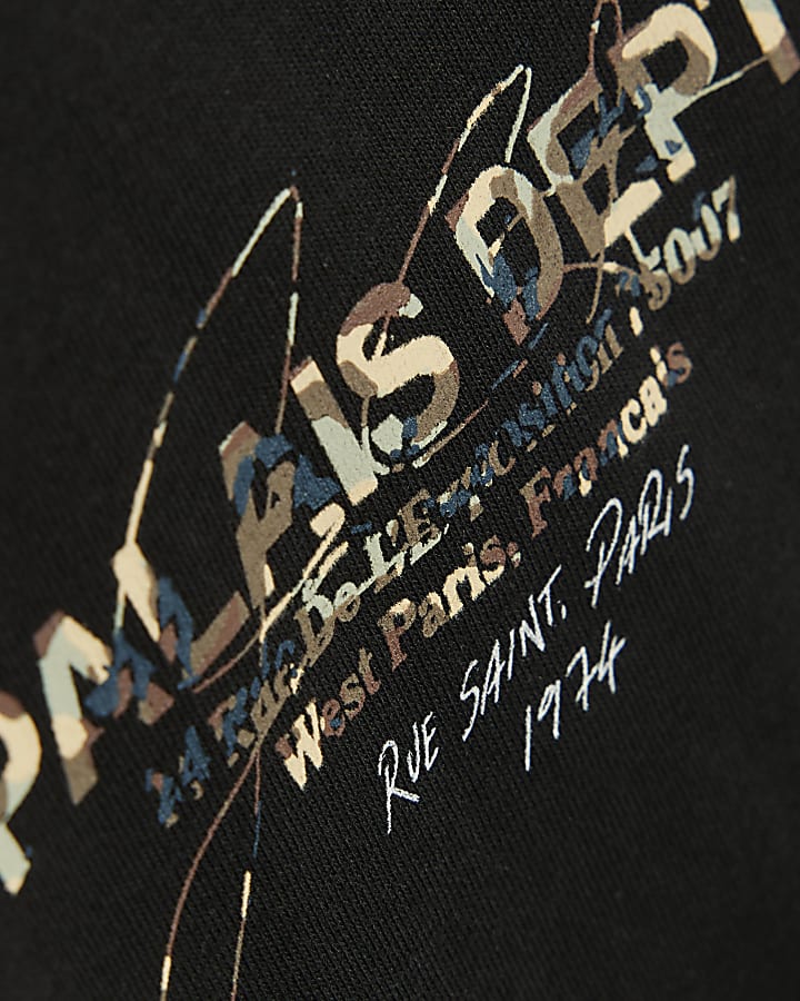 Mini Boys Black Camo Palais Dept T-Shirt