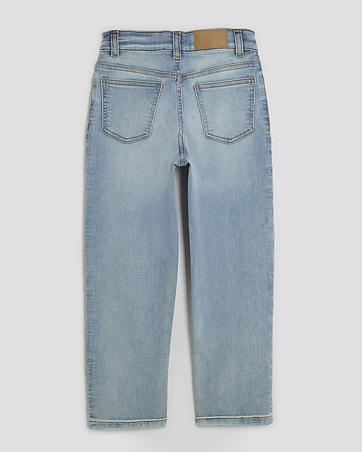 Boys Blue Stretch Tapered Jeans
