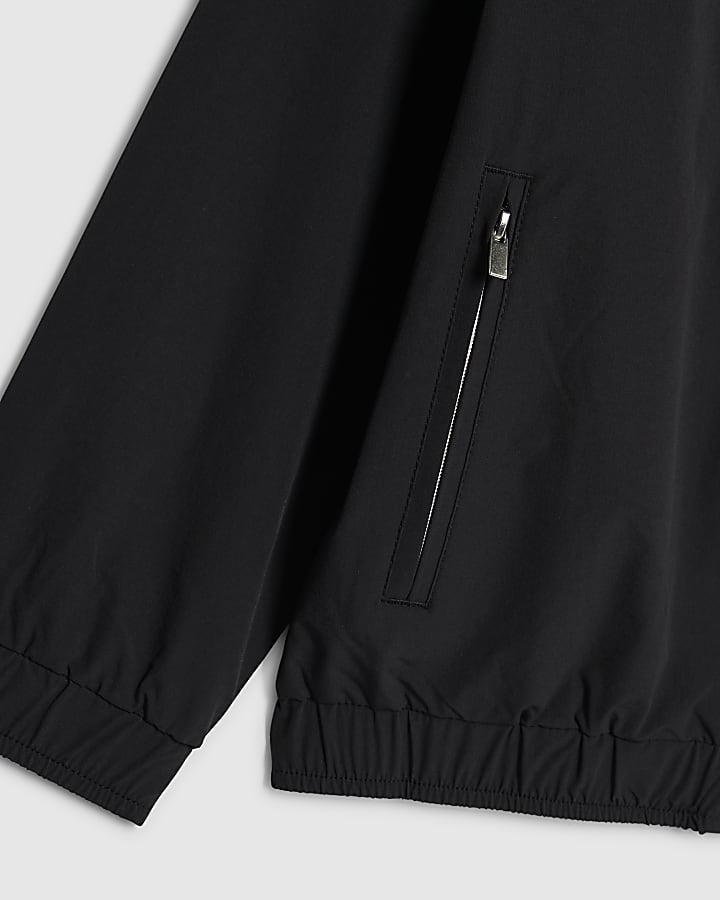 Boys Black RI Hooded Jacket