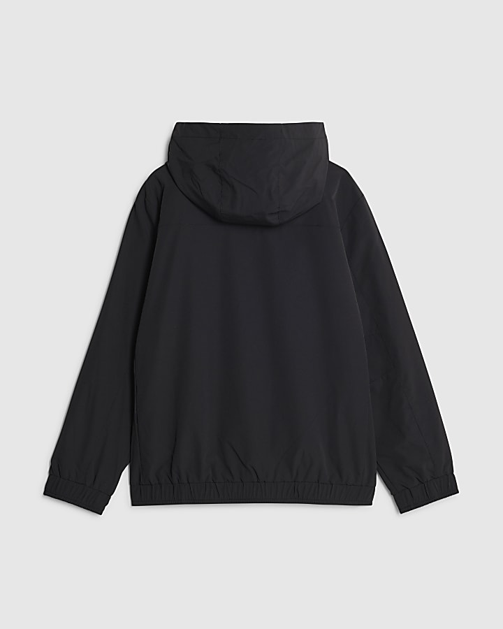 Boys Black RI Hooded Jacket