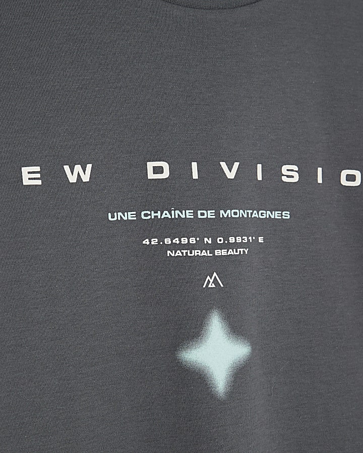Boys Grey New Division T-Shirt