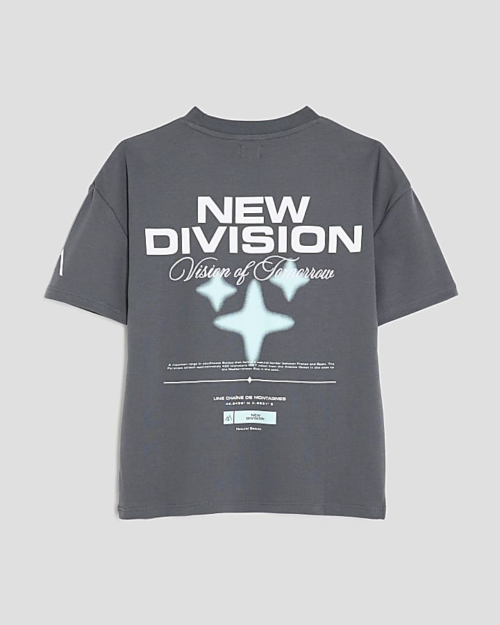 Boys Grey New Division T-Shirt