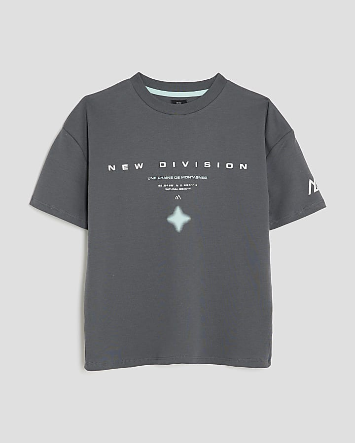 Boys Grey New Division T-Shirt