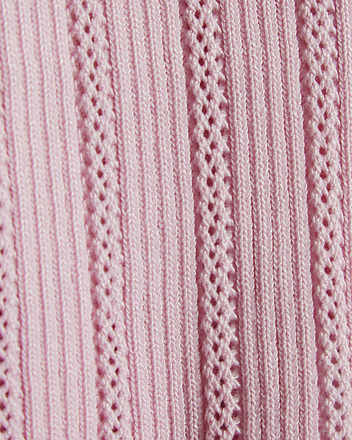 Baby Girls Pink Rose Cardigan Set