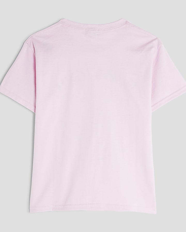 Girls Pink Boba Girl T-Shirt