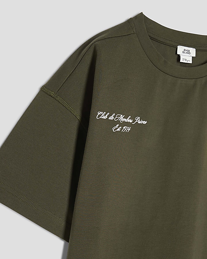 Boys Khaki Cote Dazur Lemon T-Shirt