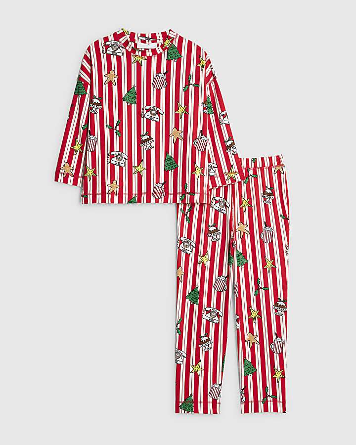Nephthys Red Christmas Pyjama Set
