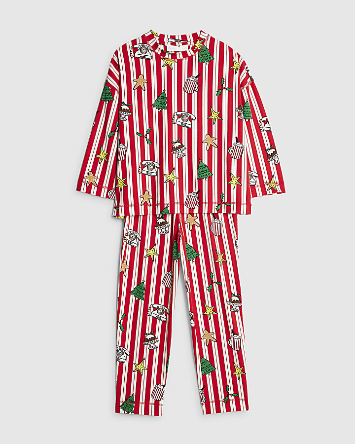 Nephthys Red Christmas Pyjama Set