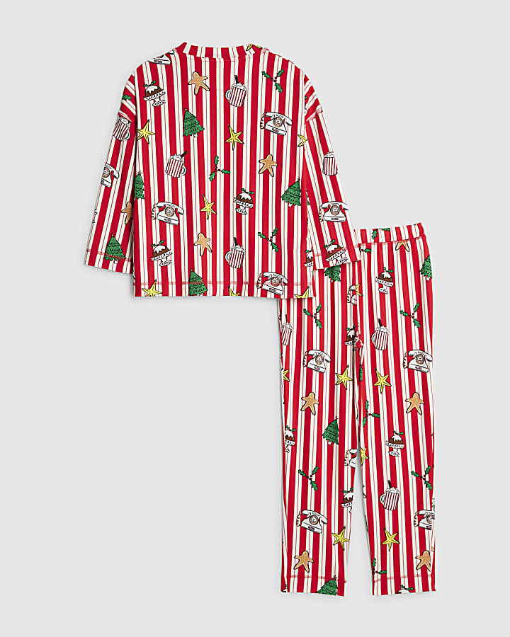 Nephthys Red Christmas Pyjama Set