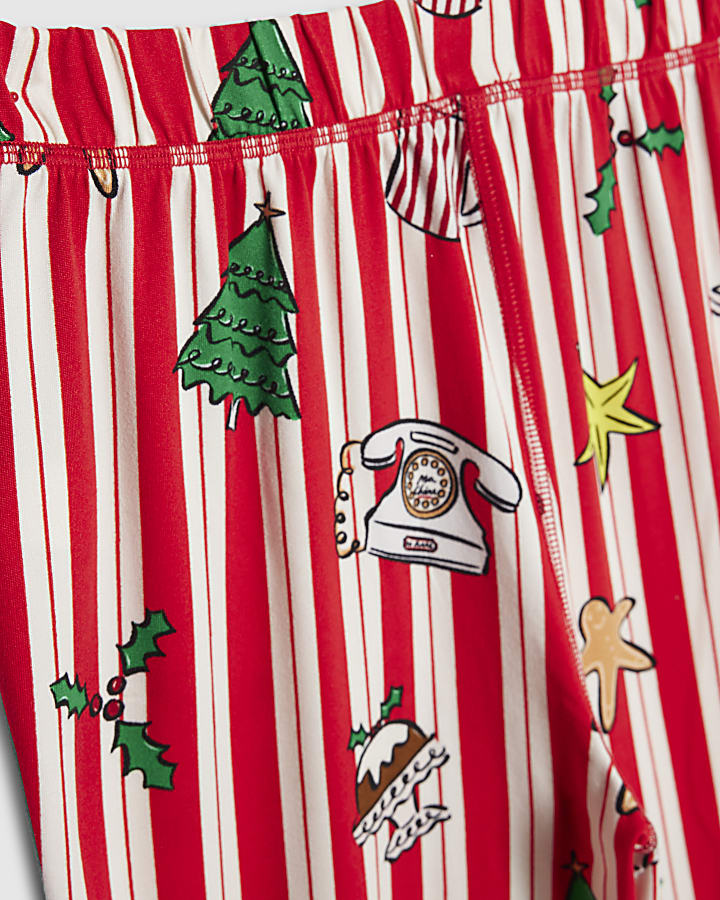 Nephthys Red Christmas Pyjama Set