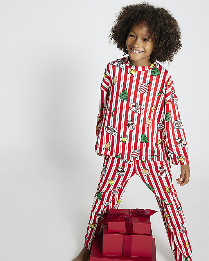 Nephthys Red Christmas Pyjama Set