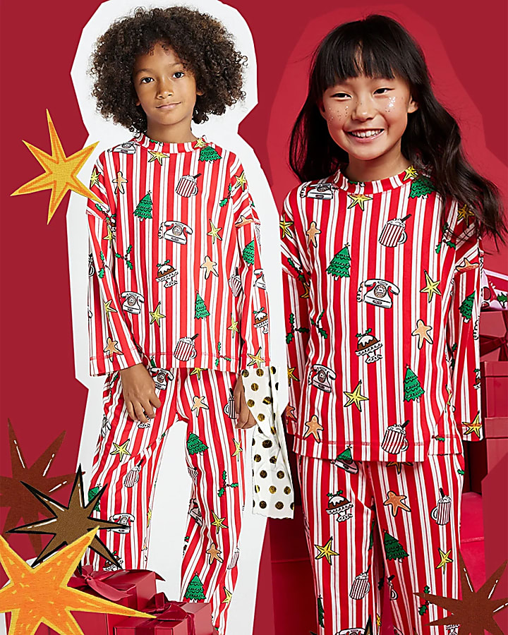 Nephthys Red Christmas Pyjama Set