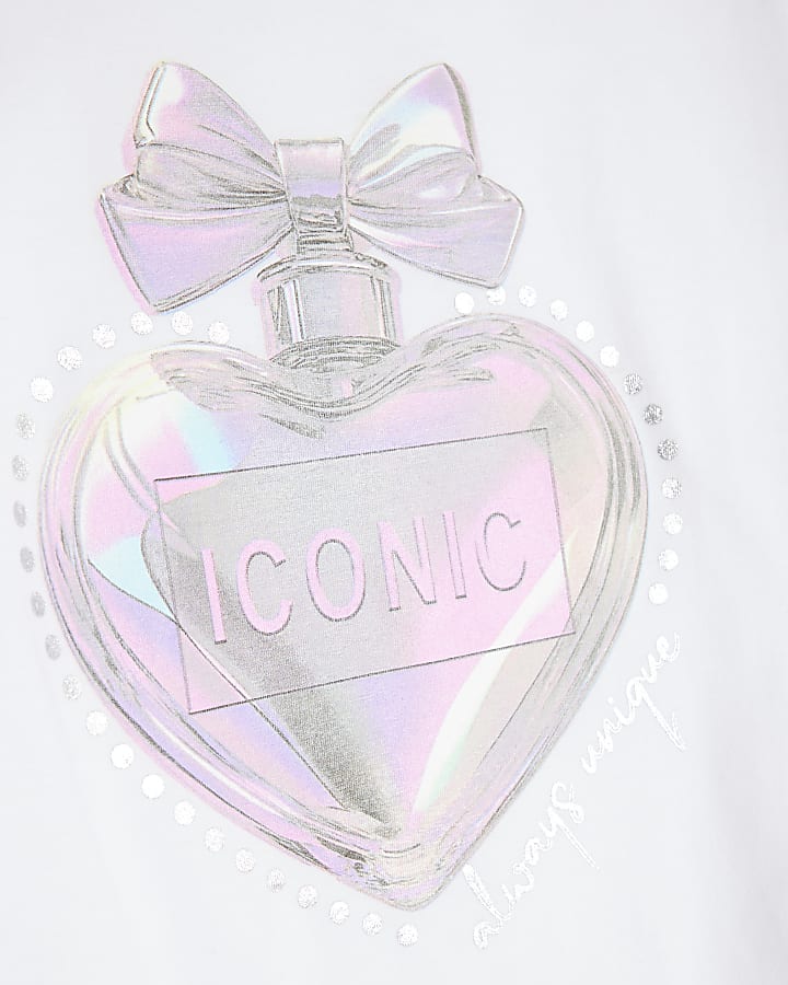 Girls Cream Perfume T-Shirt