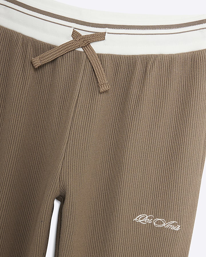 Boys Stone Textured Polo Shirt Set
