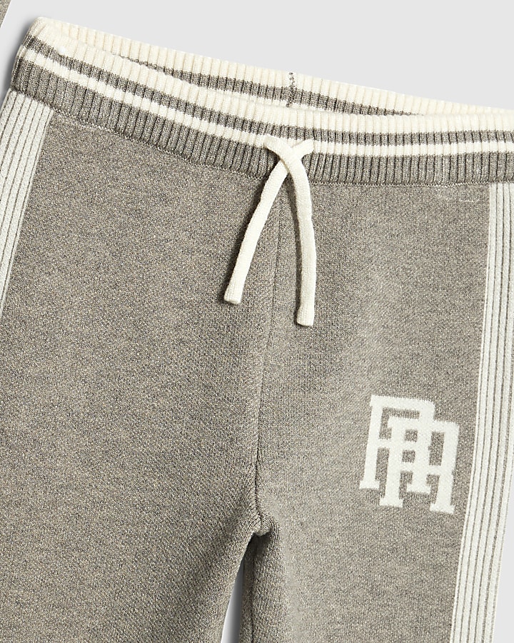 Mini Boys Grey Baseball Joggers Set