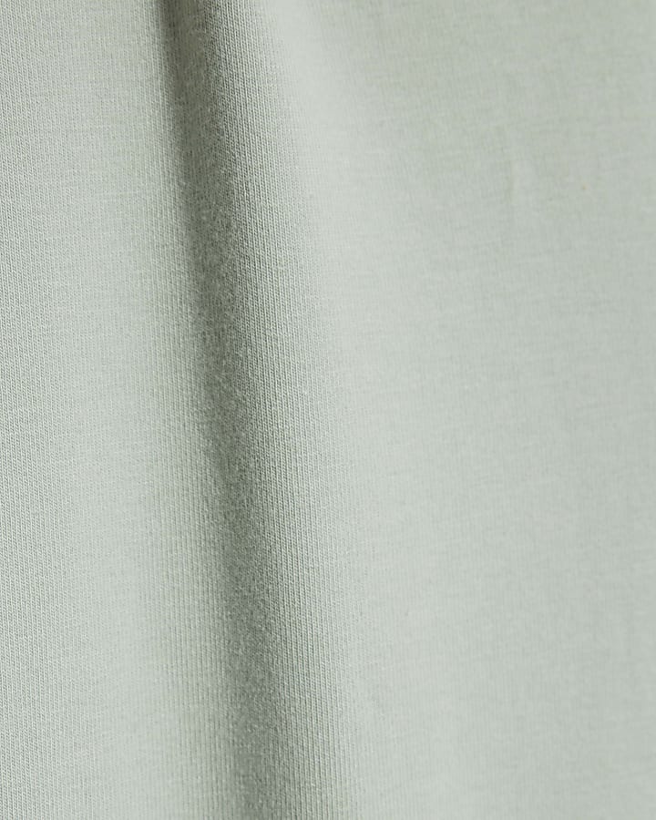 Girls Green RI Flared Leggings