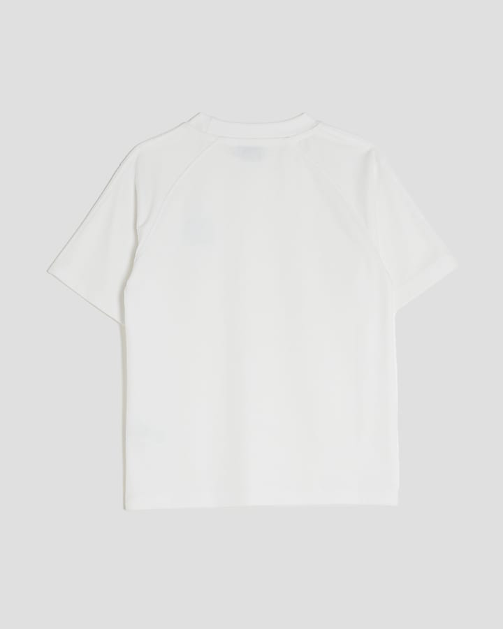 Boys White Badge T-Shirt