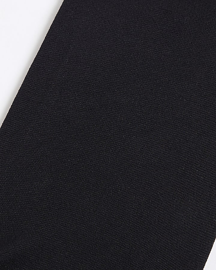 Girls Black Pack Of 2 Tights