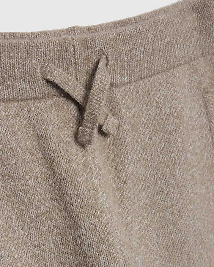 Boys Beige RR Knit Jumper Set